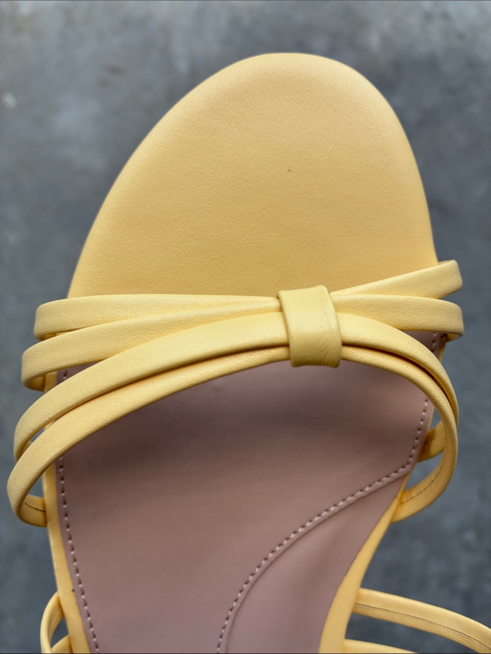 Talbots Bright Yellow Strappy Flat Sandals - Picture 7 of 7